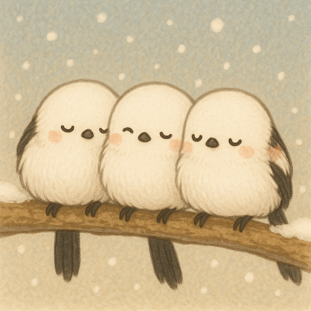 シマエナガイラスト