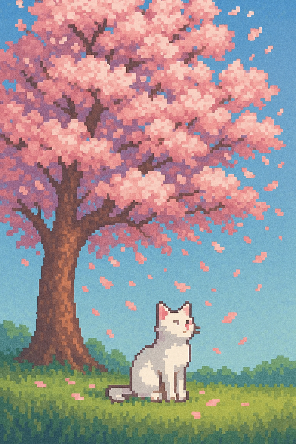 ドット絵猫