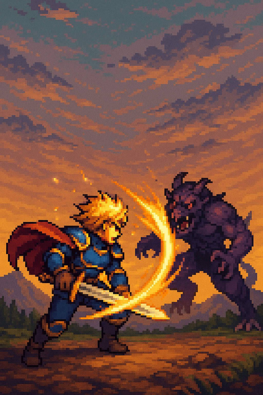 ドット絵ファイナルファンタジー風