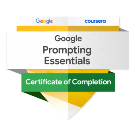 Google Prompting Essentials 認定資格